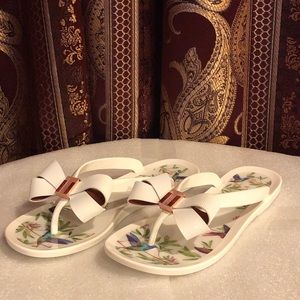 Ted Baker Susziep Bow Sandals, Hummingbird (7US)